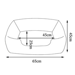 Lionto lemmiklooma pesa, 65x45 cm hind ja info | Pesad, kuudid | kaup24.ee