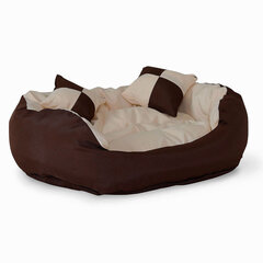 Лежак для питомца Lionto, коричневый/бежевый цена и информация | Лежаки, домики | kaup24.ee