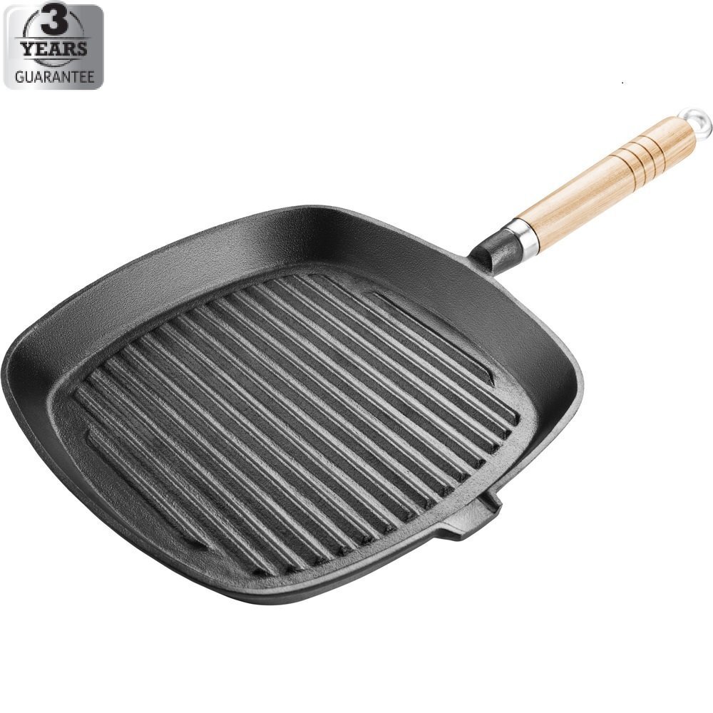 Malmist grillpann LAMART Irone 24x24 cm hind ja info | Pannid | kaup24.ee