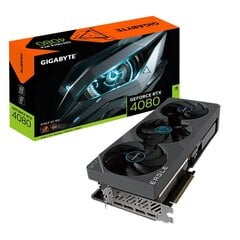 Gigabyte NVIDIA GeForce RTX 4080, 6 GB|GDDR6X|256 bit|PCIE 4.0 16x|GPU 2520 MHz|1xHDMI|3xDisplayPort|GV-N4080EAGLEOC-16GD hind ja info | Videokaardid (GPU) | kaup24.ee