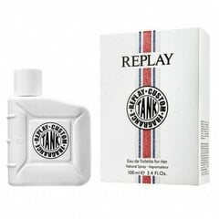 Туалетная вода Replay #Tank Custom For Her EDT для женщин, 30 мл цена и информация | Женские духи | kaup24.ee