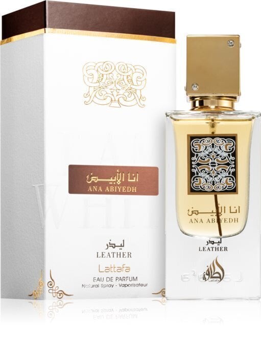 Parfüümvesi Lattafa Ana Abiyedh Leather EDP meestele 60 ml hind ja info | Meeste parfüümid | kaup24.ee