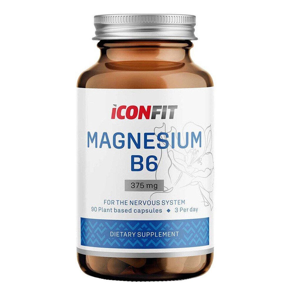 ICONFIT Magneesium B6 (90 kapslit) hind ja info | Vitamiinid | kaup24.ee