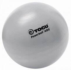 Мяч гимнастический TOGU Powerball ABS, светло-серый - 75 см цена и информация | Гимнастические мячи | kaup24.ee