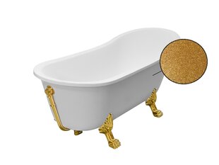 Ванна Besco Olaya Glam 160, Золото+Золото цена и информация | Ванночки | kaup24.ee