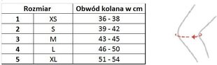 Põlvestabilisaator TOROS-GROUP, must, suurus 4 цена и информация | Ортезы и бандажи | kaup24.ee