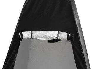 Палатка душевая раздевалка переносной туалет черного цвета цена и информация | Другой туристический инвентарь | kaup24.ee