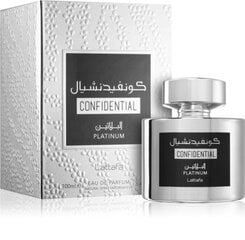 Parfüümvesi Lattafa Confidential Platinum naistele/meestele 100 ml hind ja info | Naiste parfüümid | kaup24.ee