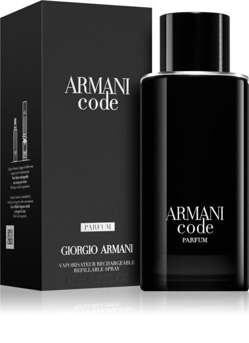 Parfüümvesi Armani Code Homme Parfum EDP meestele 125 ml, täide цена и информация | Meeste parfüümid | kaup24.ee