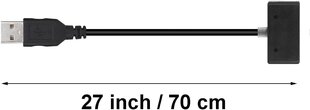 1 tk DJI Tello aku 3.8V, 1100 mAh liitium-ioon laetav mini drooni lennuaku, lihtne paigaldada, kaasaskantav must + laadija kaabel hind ja info | Nutiseadmed ja aksessuaarid | kaup24.ee