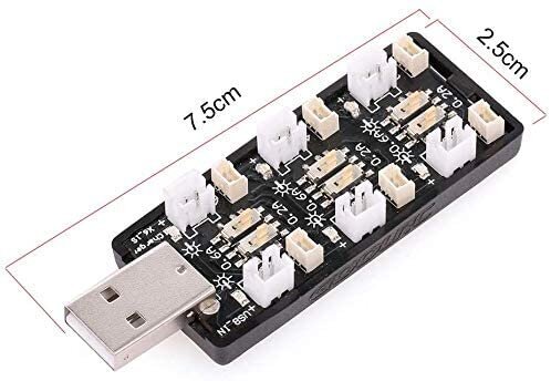 1 tk 1S LiPo akulaadija USB 3.8V / 4.35V 6 kanaliga LiSV laadija 1S väike Tiny Whoop Blade Inductrix Micro JST 1.25 JST-PH 2.0 mCX mCPX ühendused цена и информация | Nutiseadmed ja aksessuaarid | kaup24.ee