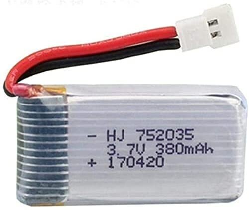 1 tk 3.7v 380mAh laetav Li-Po aku Hubsan X4 H107c H107d H107L ,Syma X11 X11C, HS170 HS170C F180C HS170G TOZO Q2020 E016H E016F FX801 V911S A120 XK A150 V966 Rc Quadricopterile hind ja info | Nutiseadmed ja aksessuaarid | kaup24.ee