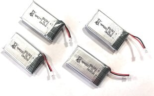 4 tk 3.7V liitium aku, 802540 3.7V 1000mAh aku koos kaitsekaardiga ESP32 arendusplaadi WiFi komplekti jaoks Arduino Nodemcu jaoks цена и информация | Смарттехника и аксессуары | kaup24.ee