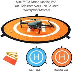 Дрон Landing Pad, 75 см Складной Водонепроницаемый Дрон Landing Pad для DJI Phantom цена и информация | Смарттехника и аксессуары | kaup24.ee