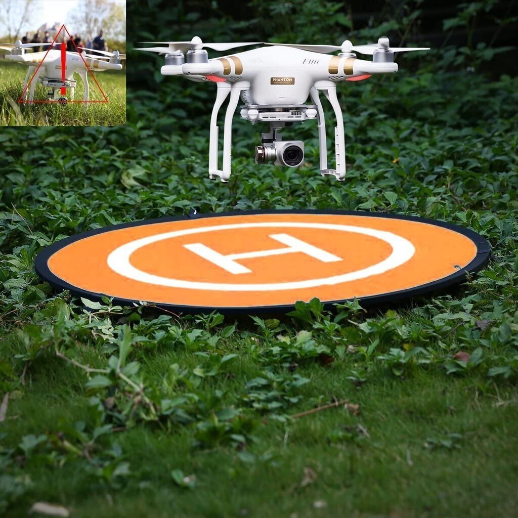 Droonide maandumisalus, 75 cm kokkupandav veekindel drooni maandumisalus DJI Phantom 2/3/4/4 PRO, DJI Inspire1/2, DJI Mavic PRO, 3Dr Solo drooni jaoks. hind ja info | Nutiseadmed ja aksessuaarid | kaup24.ee