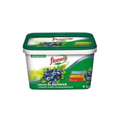 Granuleeritud väetis mustikatele Florovit, 4KG цена и информация | Рассыпчатые удобрения | kaup24.ee