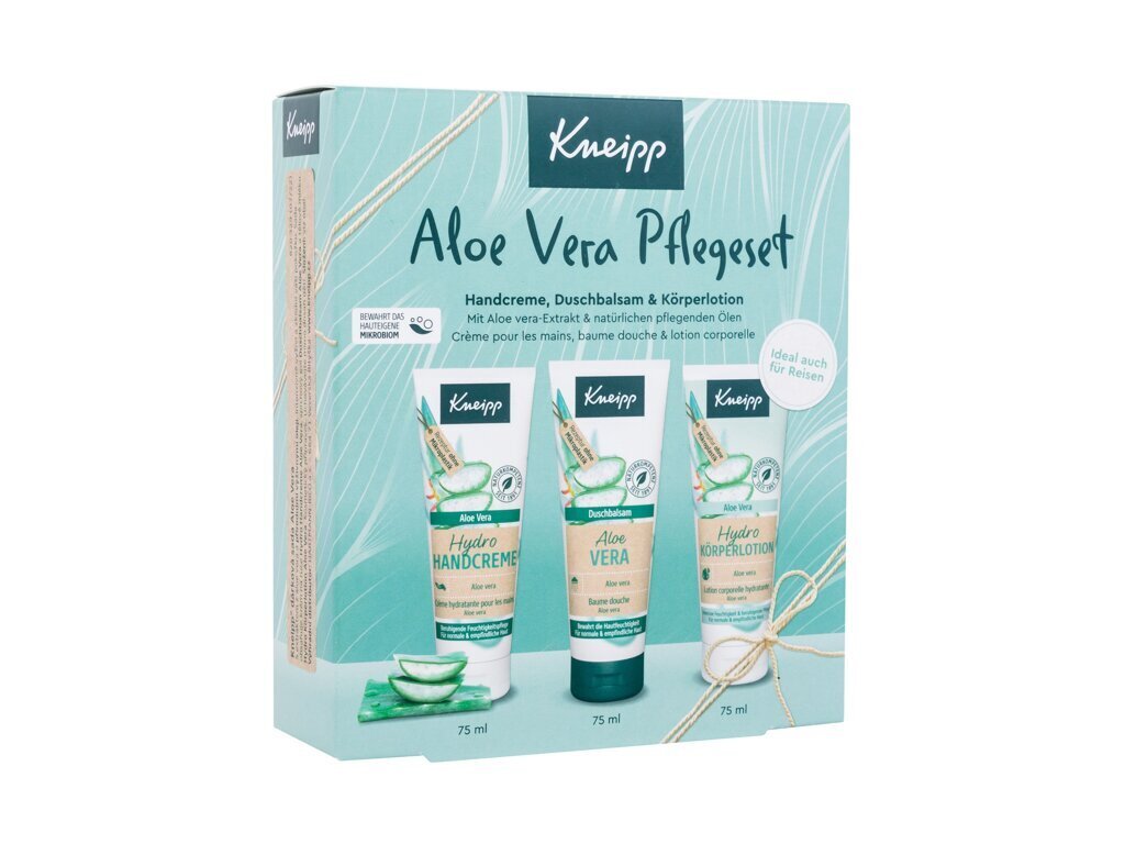 Kinkekomplekt Kneipp Aloe Vera, 3 x 75 ml цена и информация | Dušigeelid, õlid | kaup24.ee