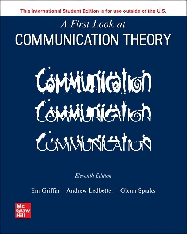 ISE A First Look at Communication Theory 11th edition цена и информация | Majandusalased raamatud | kaup24.ee