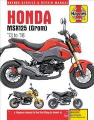 Honda MSX125 (Grom) (13-18) hind ja info | Reisiraamatud, reisijuhid | kaup24.ee