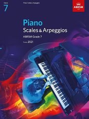 Piano Scales & Arpeggios, ABRSM Grade 7: from 2021 hind ja info | Kunstiraamatud | kaup24.ee