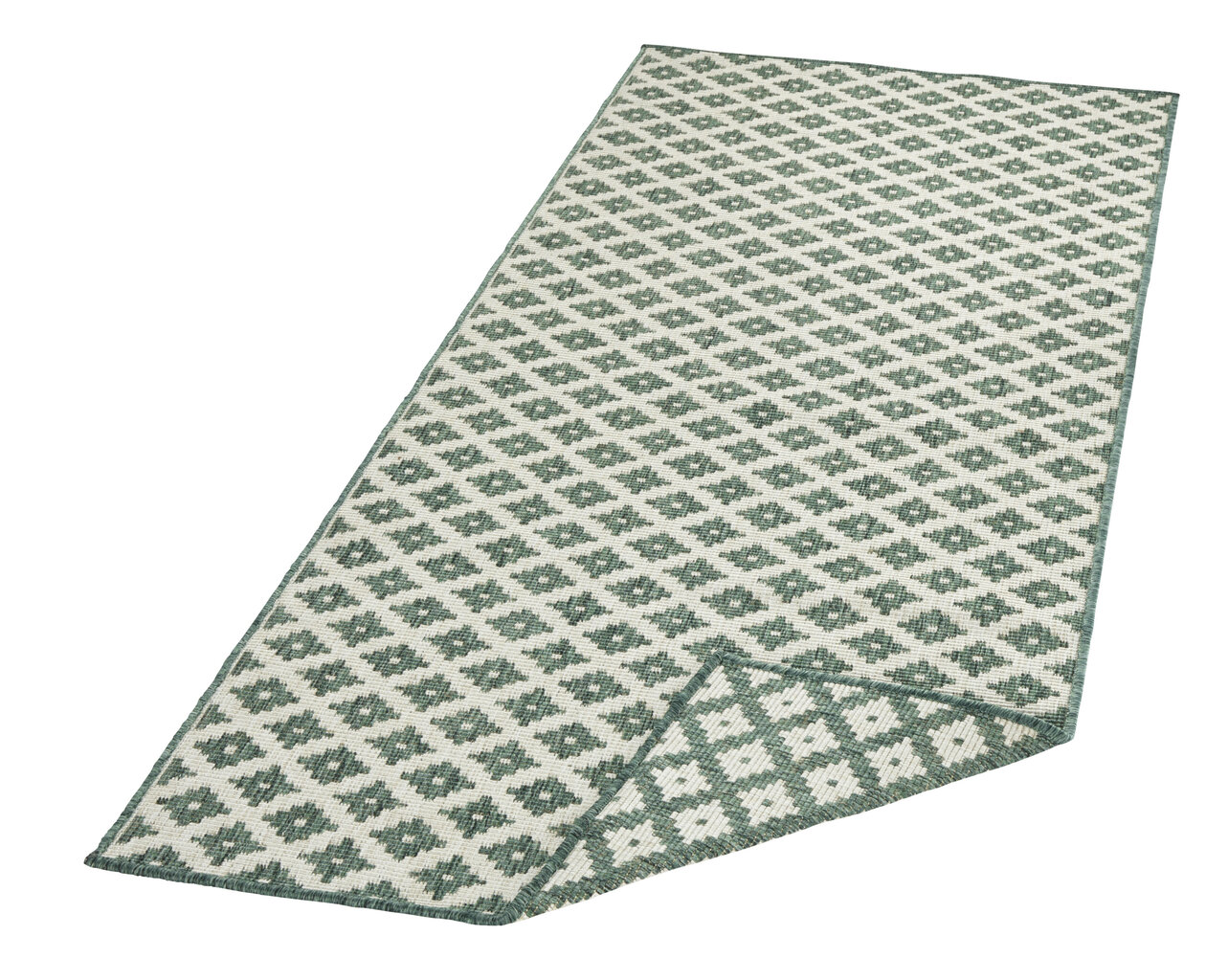 Vaip NORTHRUGS Twin Nizza Green Cream, 80x250 cm hind ja info | Vaibad | kaup24.ee