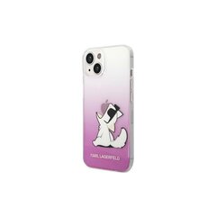 Karl Lagerfeld KLHCP14XCFNRCPI telefonile iPhone 14 Pro Max, roosa hind ja info | Telefoni kaaned, ümbrised | kaup24.ee