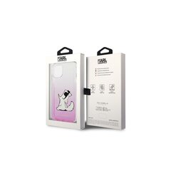 Karl Lagerfeld KLHCP14XCFNRCPI telefonile iPhone 14 Pro Max, roosa hind ja info | Telefoni kaaned, ümbrised | kaup24.ee