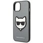 Karl Lagerfeld KLHCP14SSAPCHG iPhone 14 Saffiano Choupette Head Patch Silver цена и информация | Telefoni kaaned, ümbrised | kaup24.ee