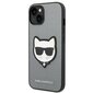 Karl Lagerfeld KLHCP14SSAPCHG iPhone 14 Saffiano Choupette Head Patch Silver цена и информация | Telefoni kaaned, ümbrised | kaup24.ee