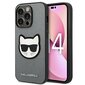 Karl Lagerfeld KLHCP14LSAPCHG iPhone 14 Pro Saffiano Choupette Head Patch Silver hind ja info | Telefoni kaaned, ümbrised | kaup24.ee