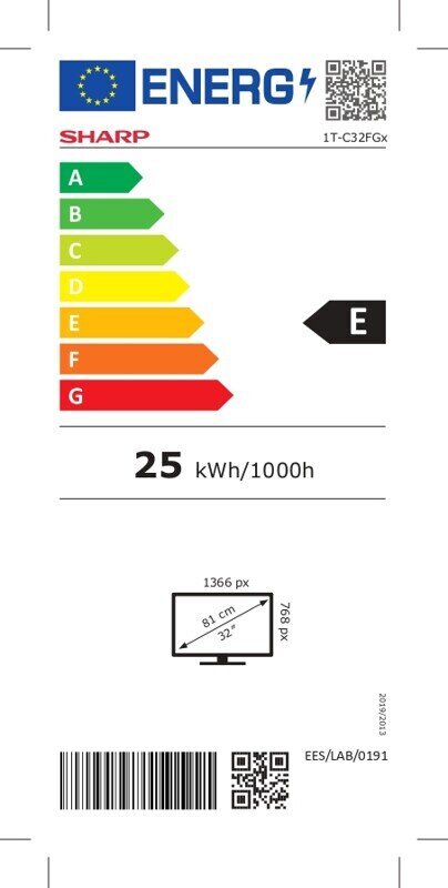 Sharp 32FG2EA hind ja info | Telerid | kaup24.ee