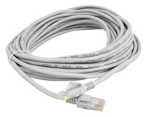 RJ-45 Võrgukaabel UTP CAT5e LAN 2xRJ45 pistikutega, 10 m hind ja info | Kaablid ja juhtmed | kaup24.ee