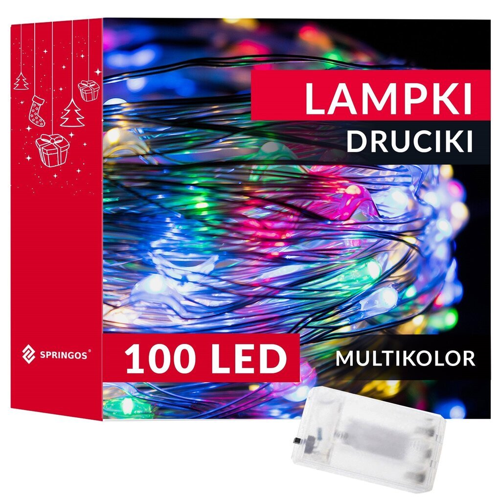 Tuled 100 LED, akuga CL0021 hind ja info | Jõulutuled | kaup24.ee