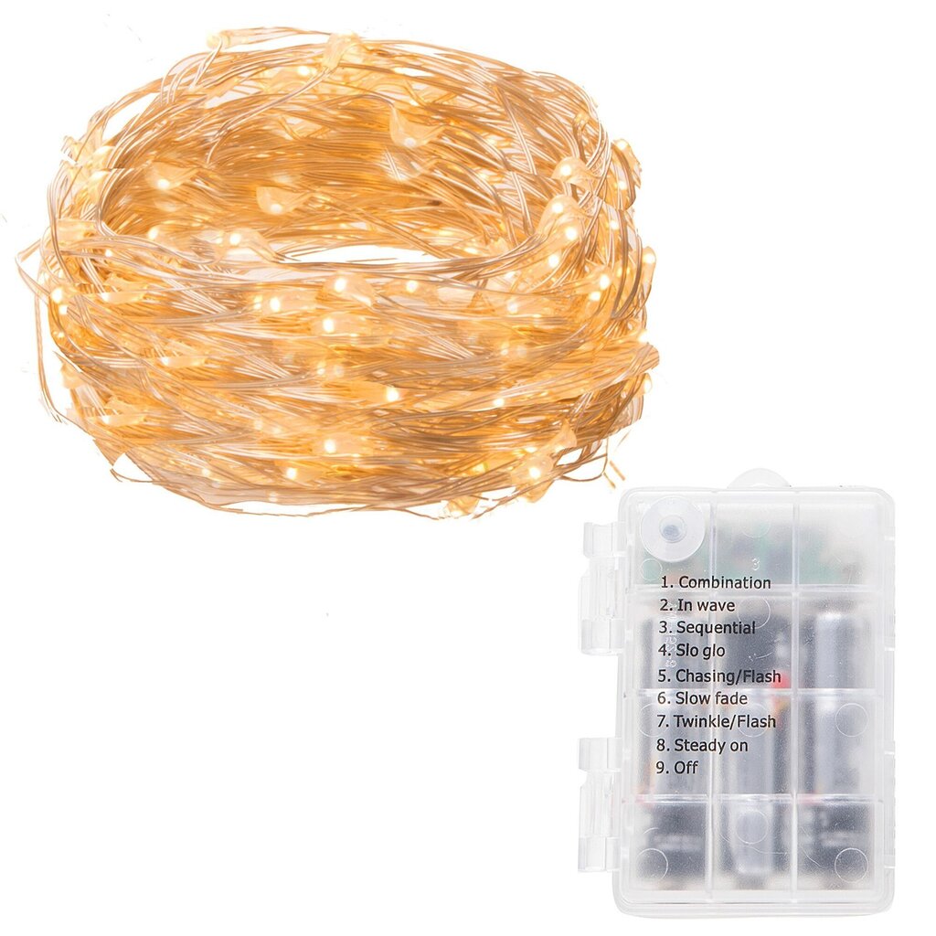 Dekoratiivne valgustus 50 LED CL0105 цена и информация | Jõulutuled | kaup24.ee