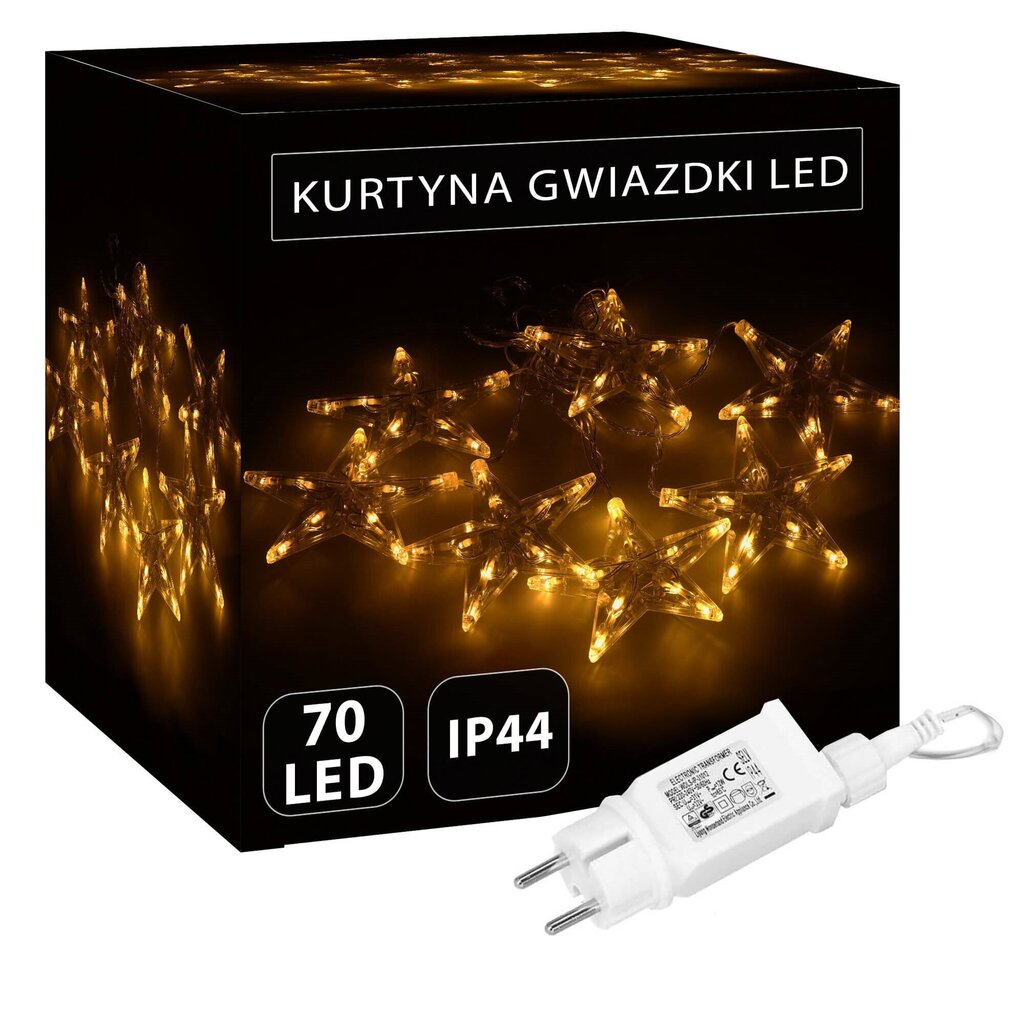 Valguskardin 70 LED -i hind ja info | Jõulutuled | kaup24.ee