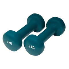 Неопреновые гантели для фитнеса Yate 2 шт. x 2 кг цена и информация | Гантели, гири, штанги | kaup24.ee