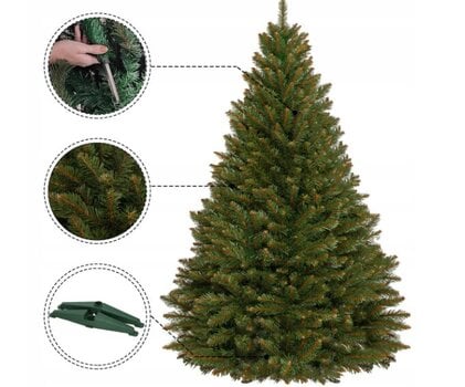 Искусственная рождественская елка Springos CT0082 220 см цена и информация | Искусственные елки | kaup24.ee