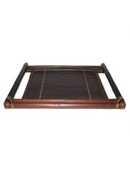 Bambusest kandik 30x42 cm hind ja info | Lauanõud ja kööginõud | kaup24.ee