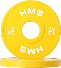 Olümpiaraskus HMS CBRS15, 2 x 1,5 kg hind ja info | Hantlid, kangid, raskused | kaup24.ee