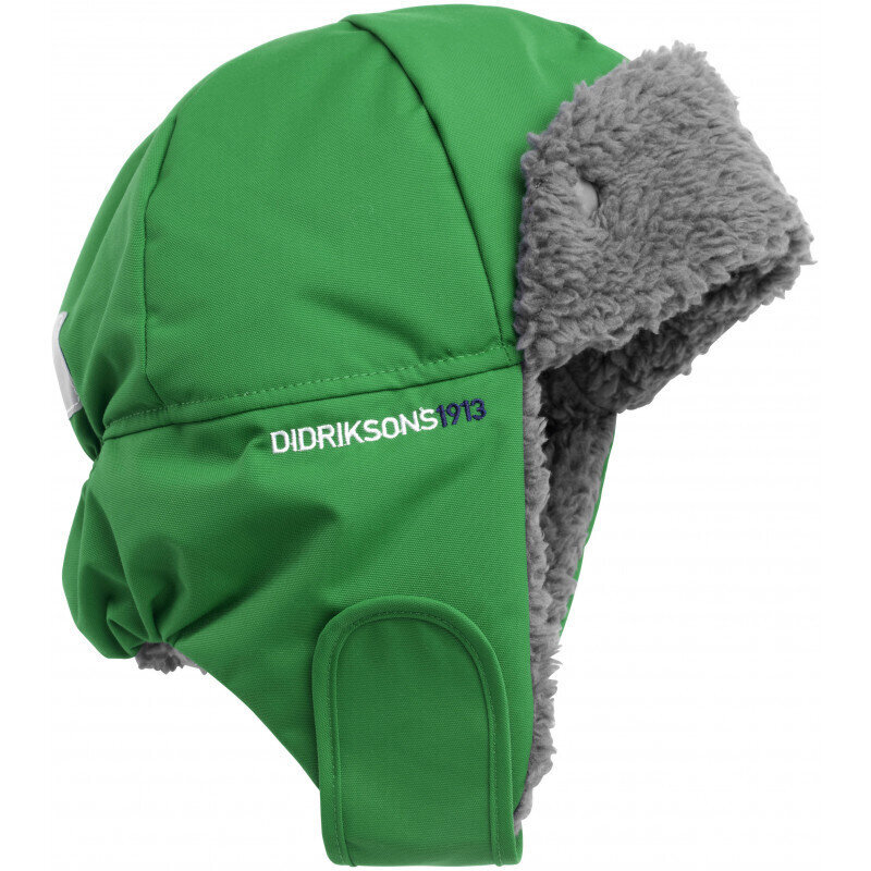Müts Didriksons Biggles roheline hind ja info | Laste talveriided | kaup24.ee