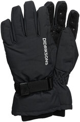 Перчатки Didriksons Biggles Gloves, черные цена и информация | Зимняя одежда для детей | kaup24.ee