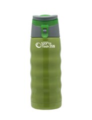 Бутылка для питья Sport's 350 мл зеленая цена и информация | Фляги для воды | kaup24.ee