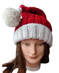 Pehmest akrüülist käsitsi kootud jõulumüts / päkapikumüts hind ja info | Naiste mütsid ja peapaelad | kaup24.ee