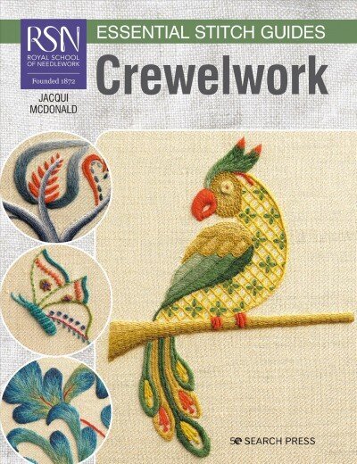 RSN Essential Stitch Guides: Crewelwork: Large Format Edition цена и информация | Kunstiraamatud | kaup24.ee