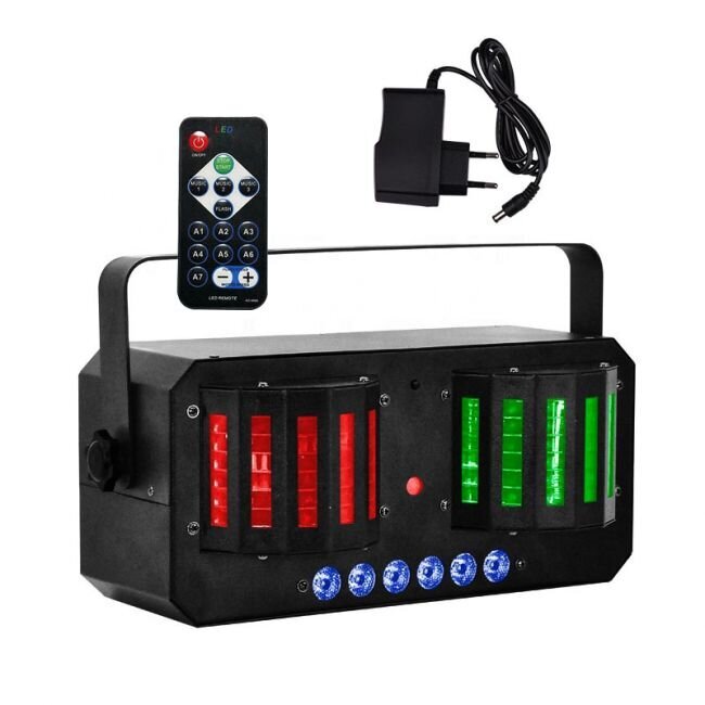 Light4Me Derby Mix Strobo Laser multiefekt disko LED hind ja info | Peokaunistused | kaup24.ee