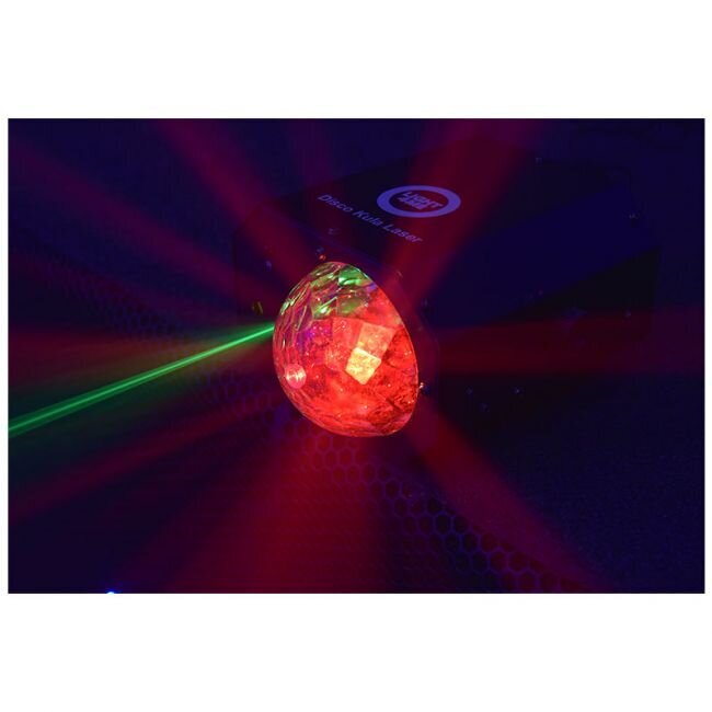 Light4Me Disco Ball Laser mitmeefektiline LED valgusti цена и информация | Peokaunistused | kaup24.ee