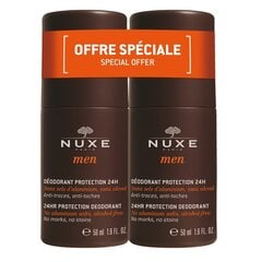 Шариковый дезодорант для мужчин Nuxe Men Protection Deodorant 24h roll-on, 50 мл цена и информация | Дезодоранты | kaup24.ee