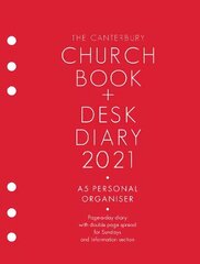 Canterbury Church Book & Desk Diary 2021 A5 Personal Organiser Edition цена и информация | Духовная литература | kaup24.ee