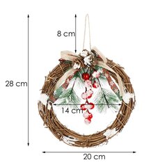 Рождественская декорация Венок цена и информация | Рождественские украшения | kaup24.ee