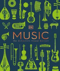 Music: The Definitive Visual History цена и информация | Книги об искусстве | kaup24.ee